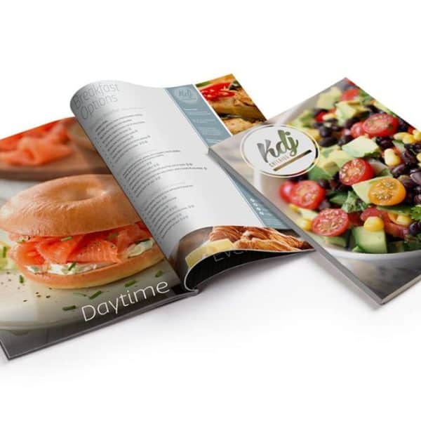 KDJ Catering menu promotion book