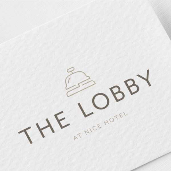 The Lobby - hotel logo design