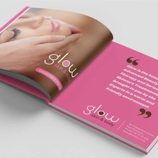 Glow treatment promo pricing booklet