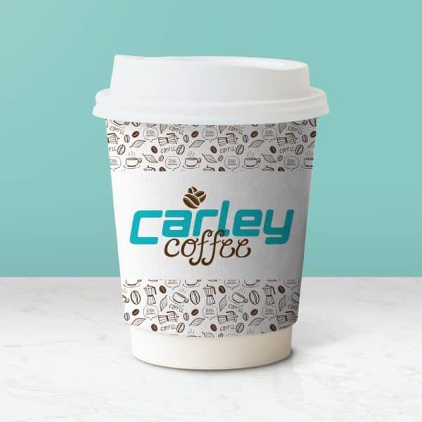 Carley Coffee product and package branding