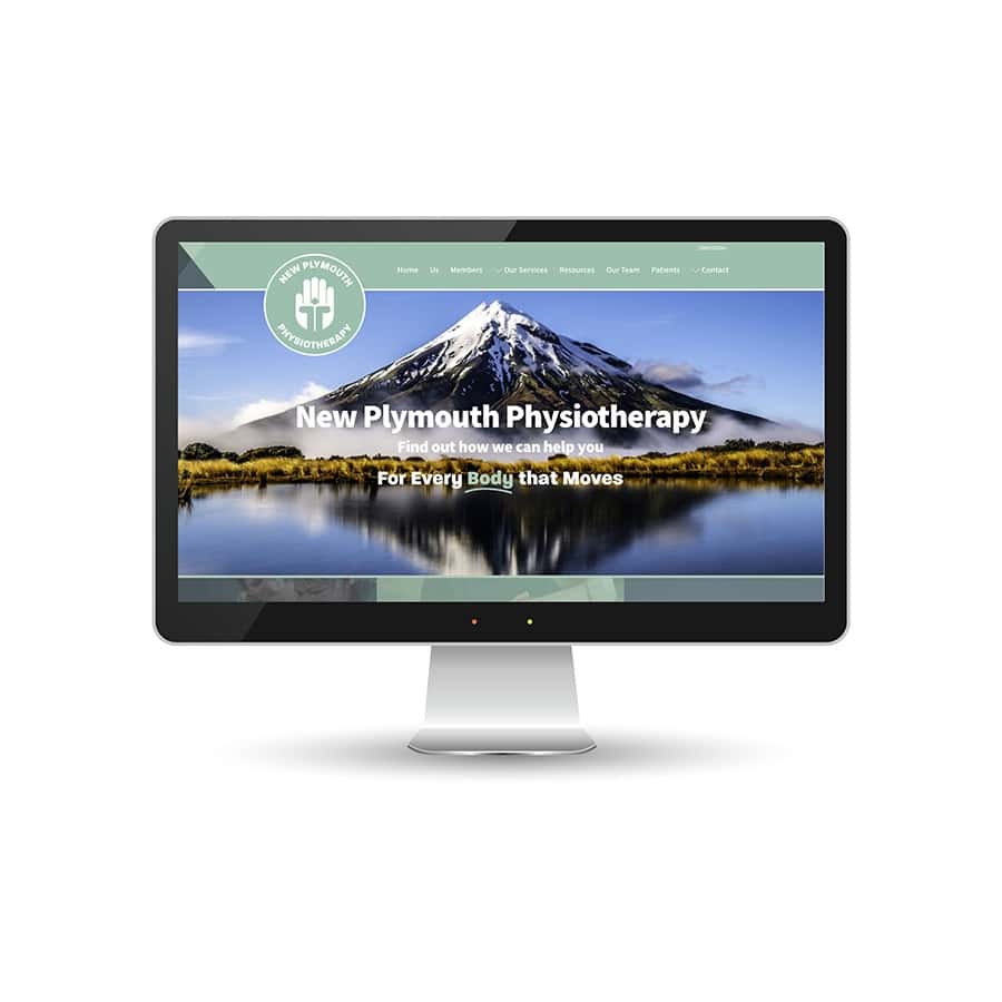 Physiotherapy website with booking client portal members area