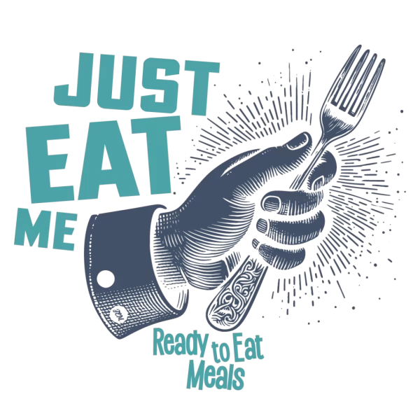 Just Eat Me - Ready meals logo and packaging