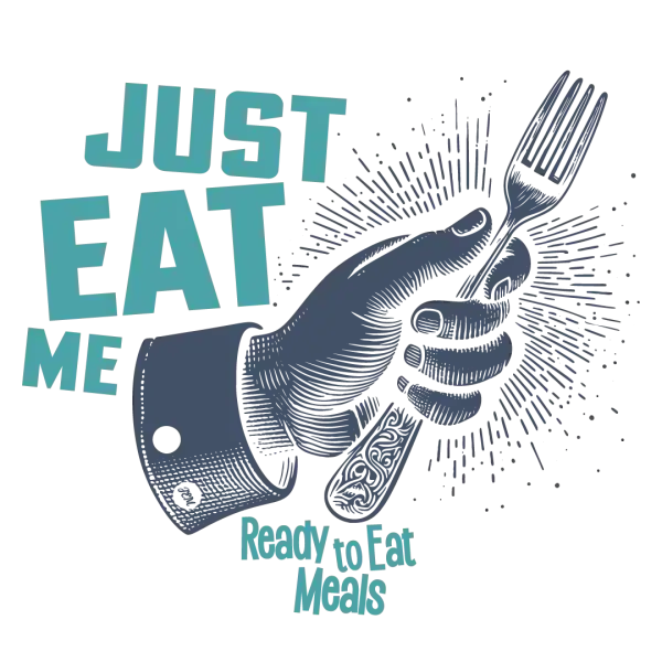 Just Eat Me - Ready meals logo and packaging
