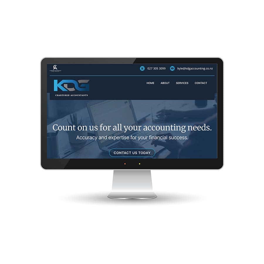 KDG Chartered Accountants website
