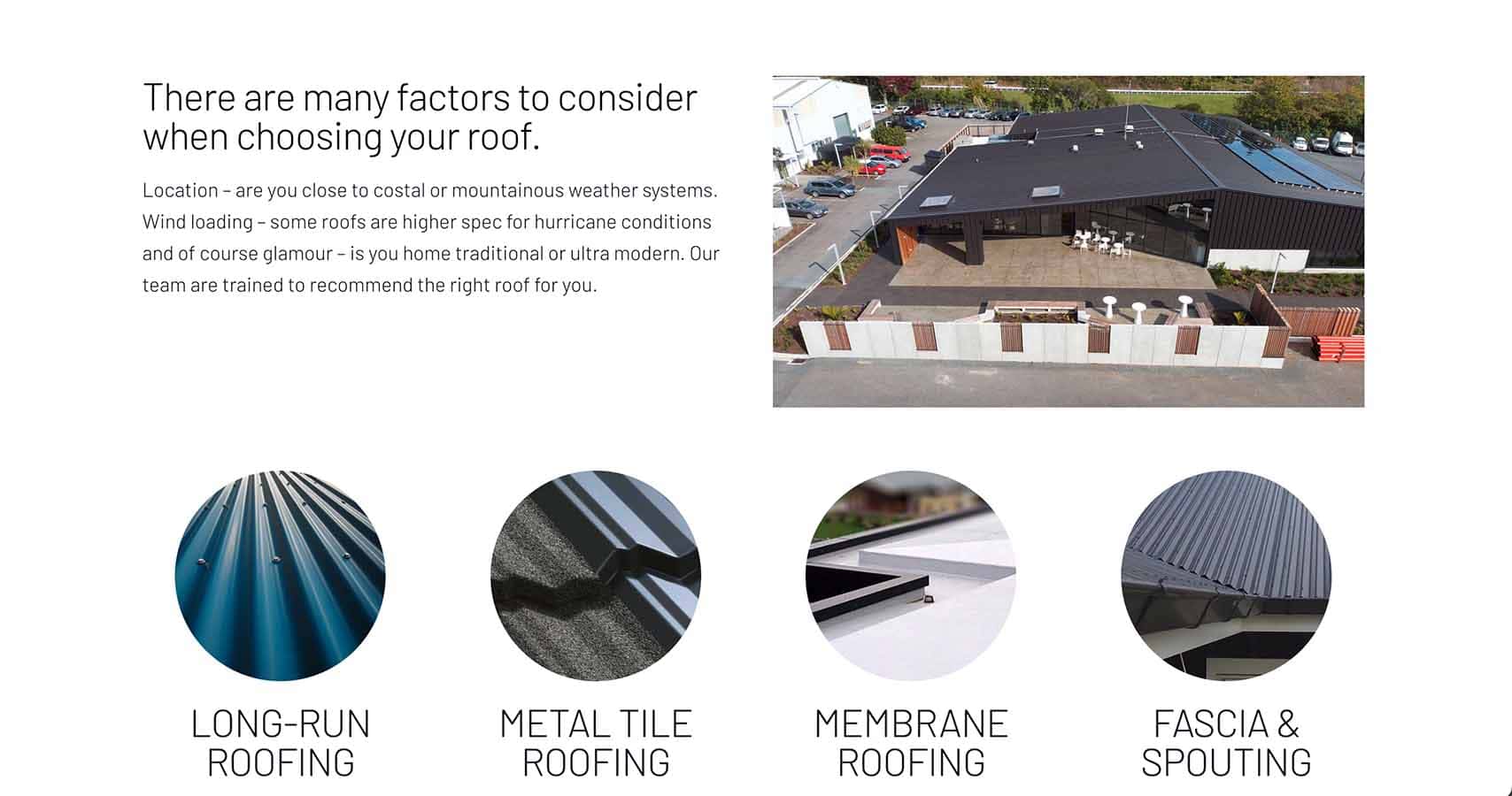 Millwards Roofing Roof types