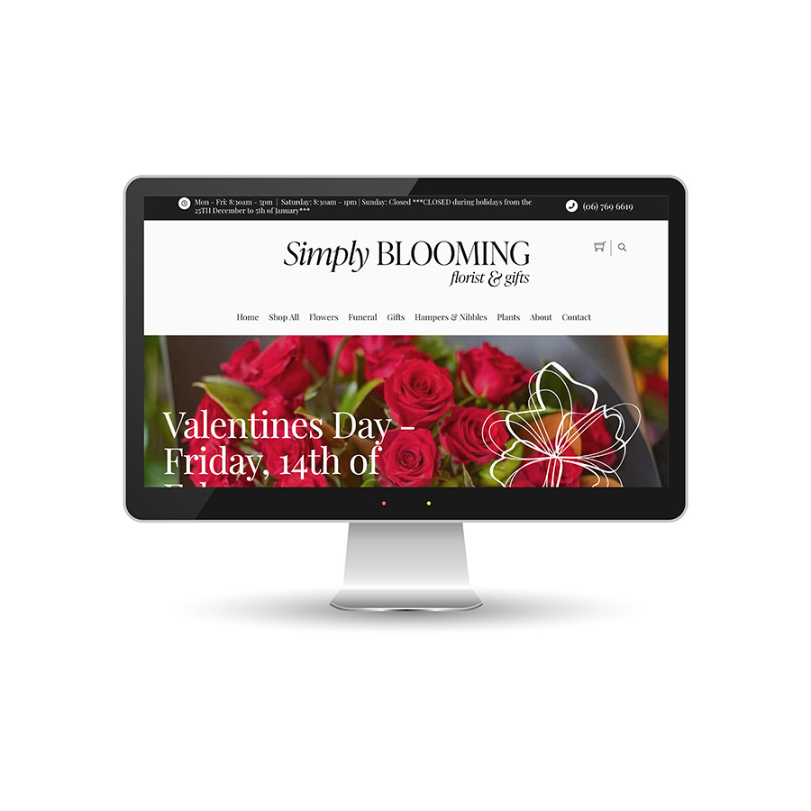 Simply Blooming Home Page