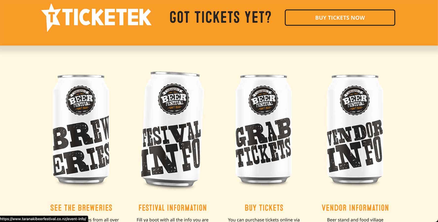 Taranaki Beer Fest Tickets