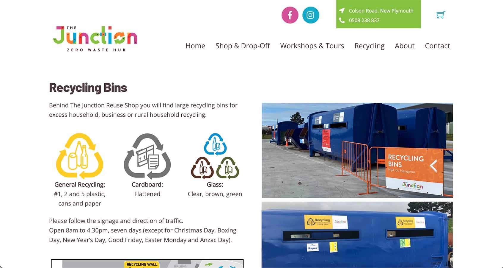 The Junction Recycling Bins